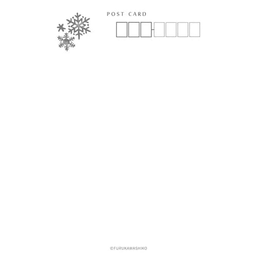 Winter Limited Foil-stamped Postcard - Forest Party - Furukawa Shiko - Default Title by Techo Treats Stationery