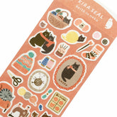 Winter Limited Kira Seal (Foil-stamped) - Wool and Cat - Furukawa Shiko - Default Title by Techo Treats Stationery