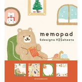 Winter Limited Memo Pad - Bear - Furukawa Shiko - Default Title by Techo Treats Stationery