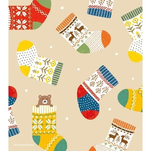 Winter Limited Memo Pad - Bear - Furukawa Shiko - Default Title by Techo Treats Stationery