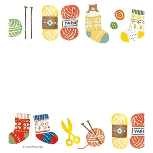 Winter Limited Memo Pad - Bear - Furukawa Shiko - Default Title by Techo Treats Stationery