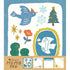 Winter Limited Memo Pad - Kirakira and Bird - Furukawa Shiko - Default Title by Techo Treats Stationery