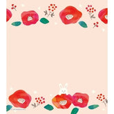 Winter Limited Memo Pad - Retro Tsubaki Rabbit - Furukawa Shiko - Default Title by Techo Treats Stationery