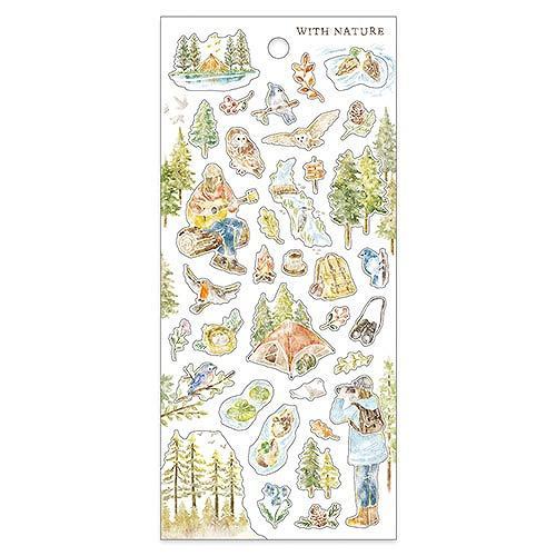 With Nature Sticker - Bird Watching - Techo Treats