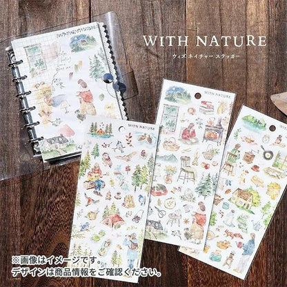 With Nature Sticker - Bird Watching - Techo Treats