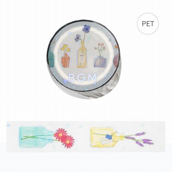 LIFE Series Foil-stamped Clear Tape 20mm - Flower Vase