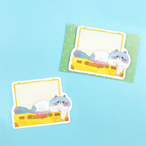 Yoko Die-cut Mini Card - Cat in Basket - Papier Platz - Default Title by Techo Treats Stationery