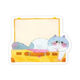Yoko Die-cut Mini Card - Cat in Basket - Techo Treats