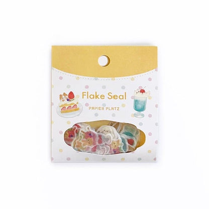 YOKO Flake Seal - Animal Cafe - Papier Platz - Default Title by Techo Treats Stationery