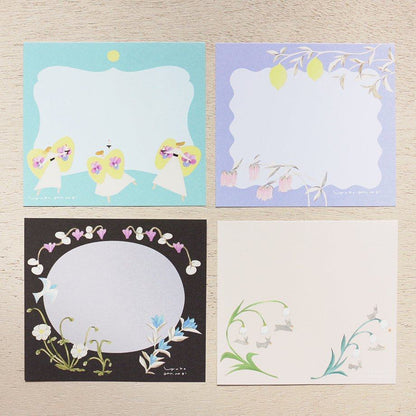 Yuka Hiiragi Block Memo - Dancing - cozyca products - Default Title by Techo Treats Stationery