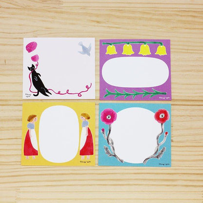 Yuka Hiiragi Block Memo - Day - cozyca products - Default Title by Techo Treats Stationery
