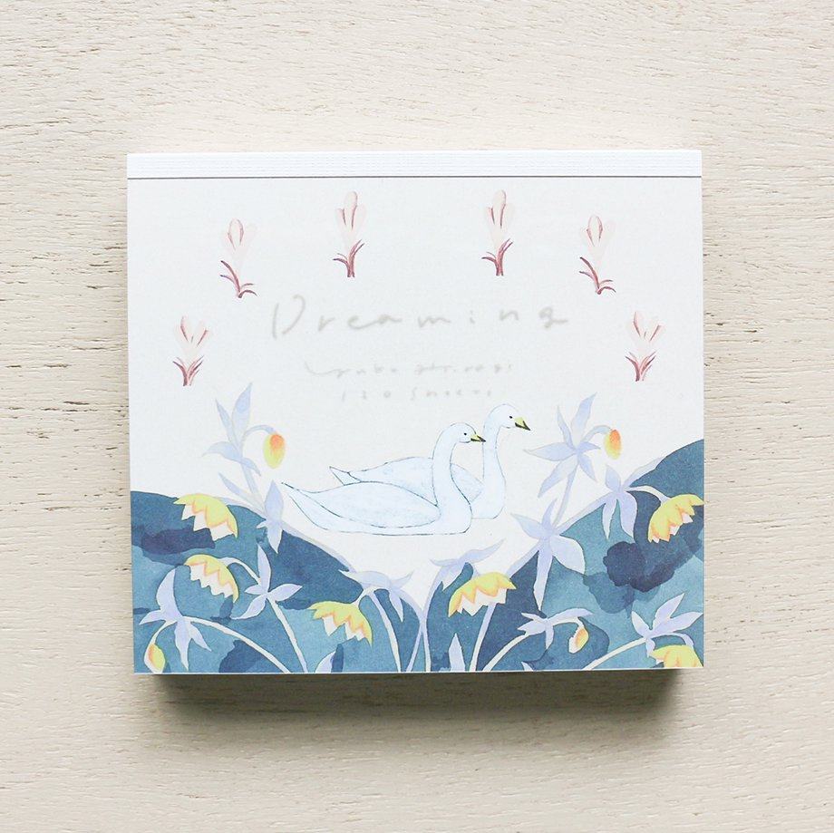 Yuka Hiiragi Block Memo - Dreaming - cozyca products - Default Title by Techo Treats Stationery