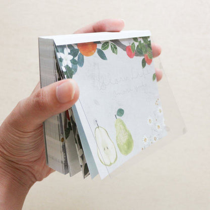 Yuko Omori Block Memo - Slow Life - cozyca products - Default Title by Techo Treats Stationery