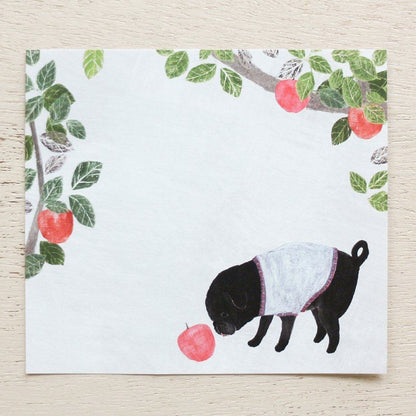 Yuko Omori Block Memo - Slow Life - cozyca products - Default Title by Techo Treats Stationery