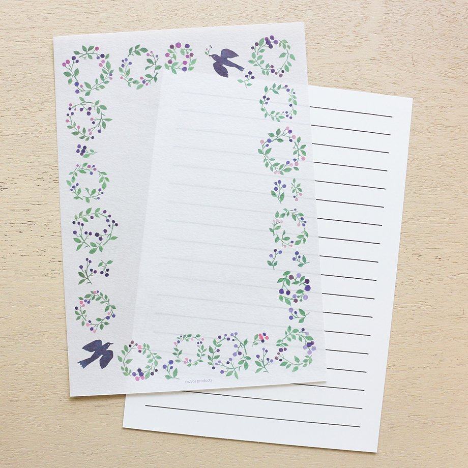 Yuko Omori Letter Pad - Michikusa Bana - cozyca products - Default Title by Techo Treats Stationery