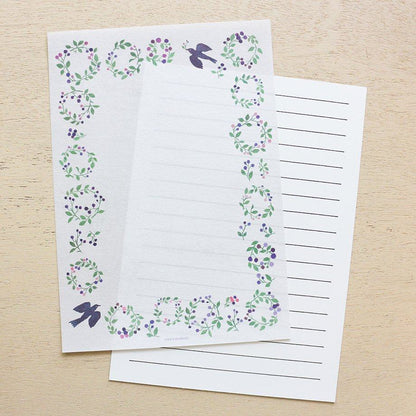 Yuko Omori Letter Pad - Michikusa Bana - cozyca products - Default Title by Techo Treats Stationery
