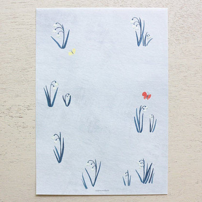 Yuko Omori Letter Pad - Michikusa Bana - cozyca products - Default Title by Techo Treats Stationery