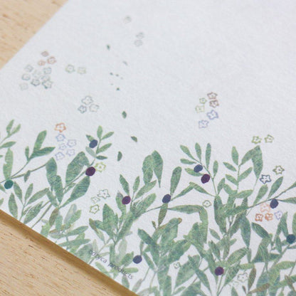Yuko Omori Letter Pad - Michikusa Bana - cozyca products - Default Title by Techo Treats Stationery
