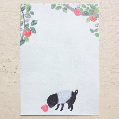 Yuko Omori Letter Pad - Slow Life - cozyca products - Default Title by Techo Treats Stationery