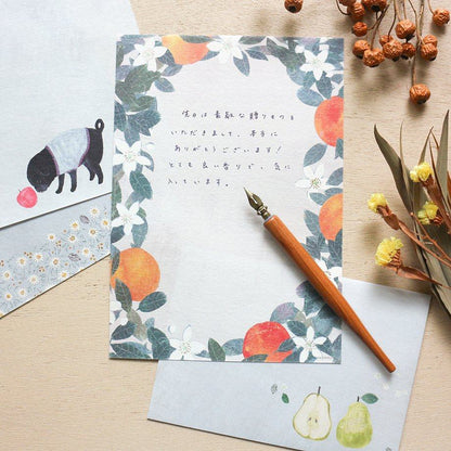 Yuko Omori Letter Pad - Slow Life - cozyca products - Default Title by Techo Treats Stationery