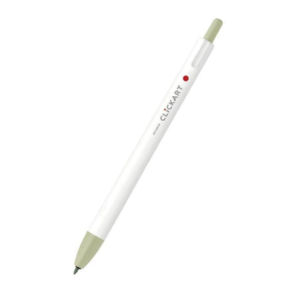 ZEBRA CLiCKART Water-based Marker - Pastel Colors (12 colors) (Gift) - LK - Light Khaki by Techo Treats Stationery