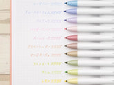 ZEBRA CLiCKART Water-based Marker - Pastel Colors (12 colors) (Gift) - POB - Powder Blue by Techo Treats Stationery