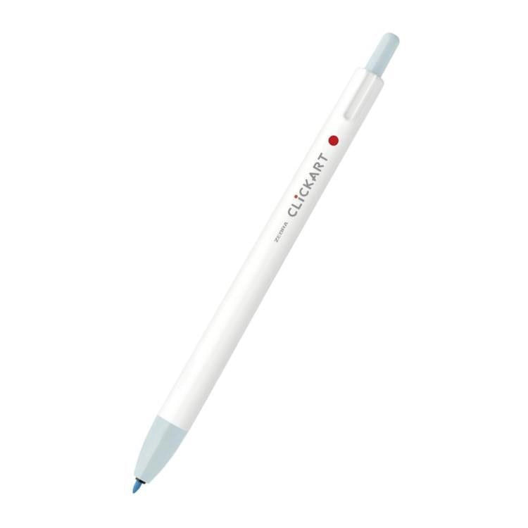 ZEBRA CLiCKART Water-based Marker - Pastel Colors (12 colors) (Gift) - POB - Powder Blue by Techo Treats Stationery