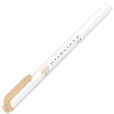 ZEBRA MILDLINER Highlighter - Additional Colors (10 colors) (Gift) - MBE - Mild Beige by Techo Treats Stationery