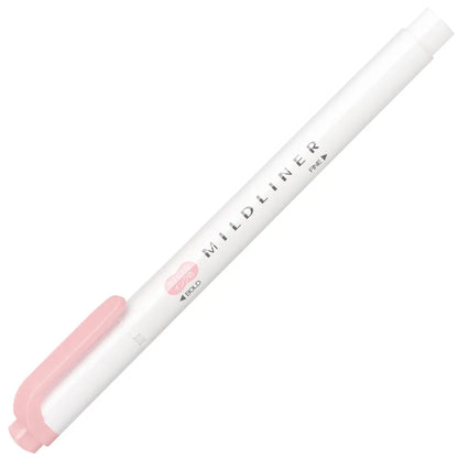 ZEBRA MILDLINER Highlighter - Additional Colors (10 colors) (Gift) - MDP - Mild Dusty Pink by Techo Treats Stationery