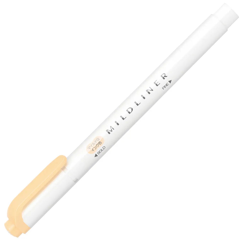 ZEBRA MILDLINER Highlighter - Additional Colors (10 colors) (Gift) - MHOR - Mild Honey Orange by Techo Treats Stationery