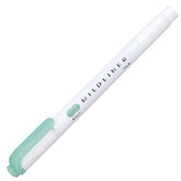 ZEBRA MILDLINER Highlighter - Basic Colors (2 colors) (Gift) - MBG - Blue Green by Techo Treats Stationery