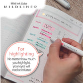 ZEBRA MILDLINER Highlighter - Basic Colors (2 colors) (Gift) - MGO - Gold by Techo Treats Stationery
