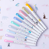 ZEBRA MILDLINER Highlighter - Limited Animal Pattern (10 colors) - MP - Mild Pink by Techo Treats Stationery