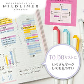 ZEBRA MILDLINER Highlighter - Soft Mild 5-Color Set - Default Title by Techo Treats Stationery