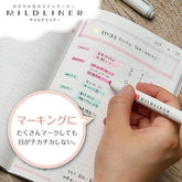 ZEBRA MILDLINER Highlighter - Soft Mild 5-Color Set - Default Title by Techo Treats Stationery