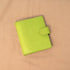 A6 International Lychee Grain Leather Planner - Lime Green - Techo Treats