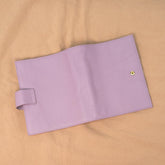 A6 International Lychee Grain Leather Planner - Violet Purple - Techo Treats