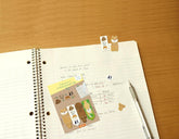 Beverly cocosasu Separable Sticky Notes - Animal (4 designs) - Cat by Techo Treats Stationery