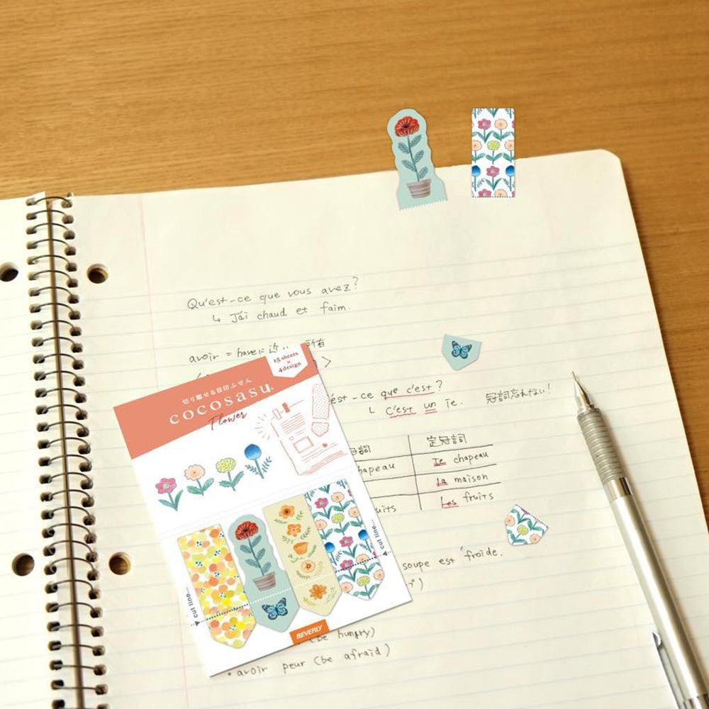 Beverly cocosasu Separable Sticky Notes - Nordic (2 designs) - Nosdic by Techo Treats Stationery