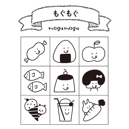 Beverly mizutama Planner Pal Rubber Stamp Set in Clear Case - Foodie - Default Title by Techo Treats Stationery