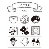 Beverly mizutama Planner Pal Rubber Stamp Set in Clear Case - Mix - Default Title by Techo Treats Stationery