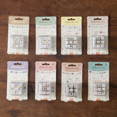 Beverly Planner Pal Rubber Stamp Set in Clear Case - Mark - Default Title by Techo Treats Stationery