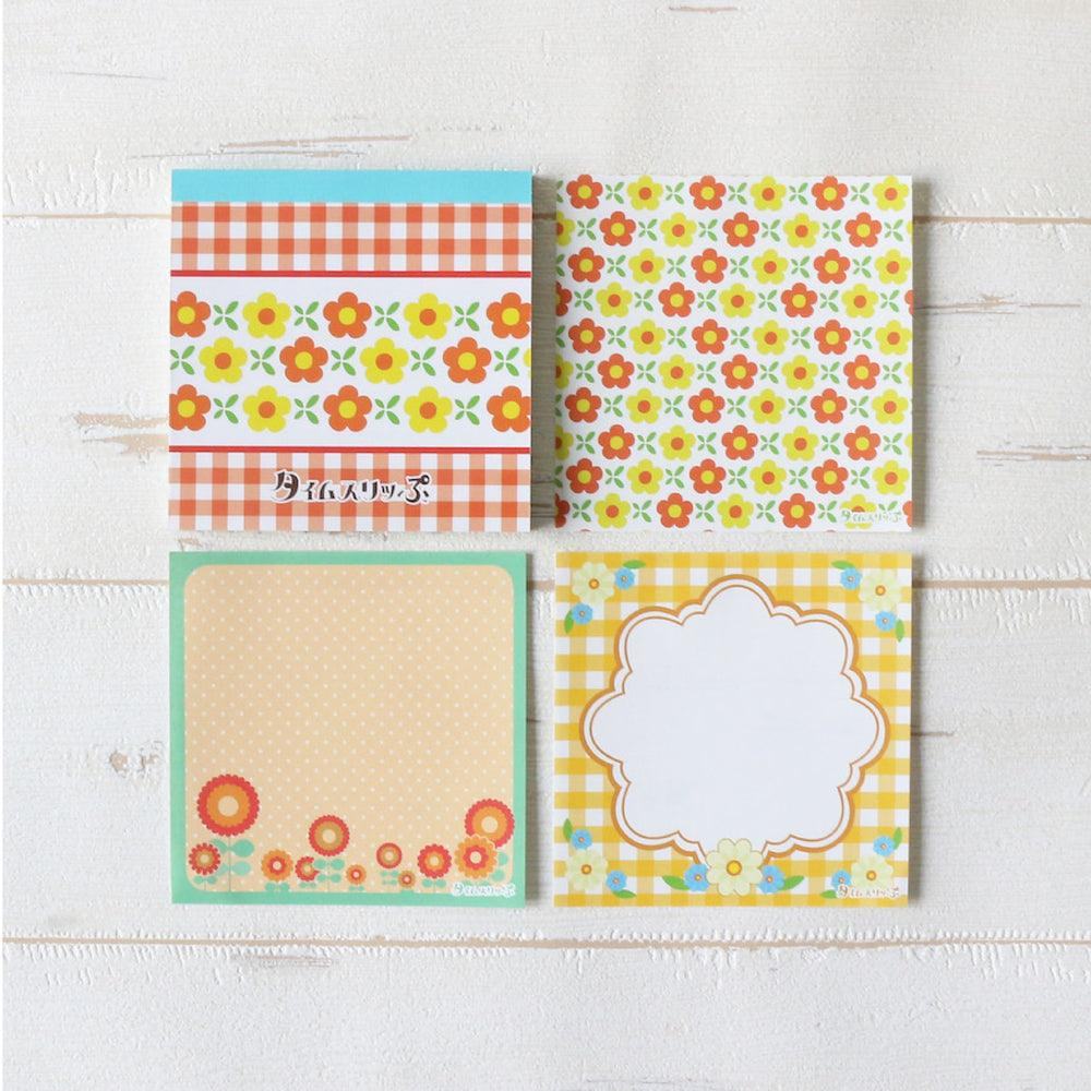 Epoch Chemical Memo Time Slip - Floral - Default Title by Techo Treats Stationery