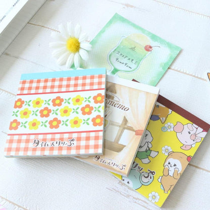 Epoch Chemical Memo Time Slip - Kumaki Yoshi and Friends - Default Title by Techo Treats Stationery