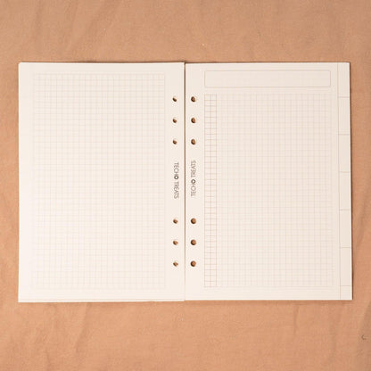 IDEAS Cream Inserts - A5 - Default Title by Techo Treats Stationery