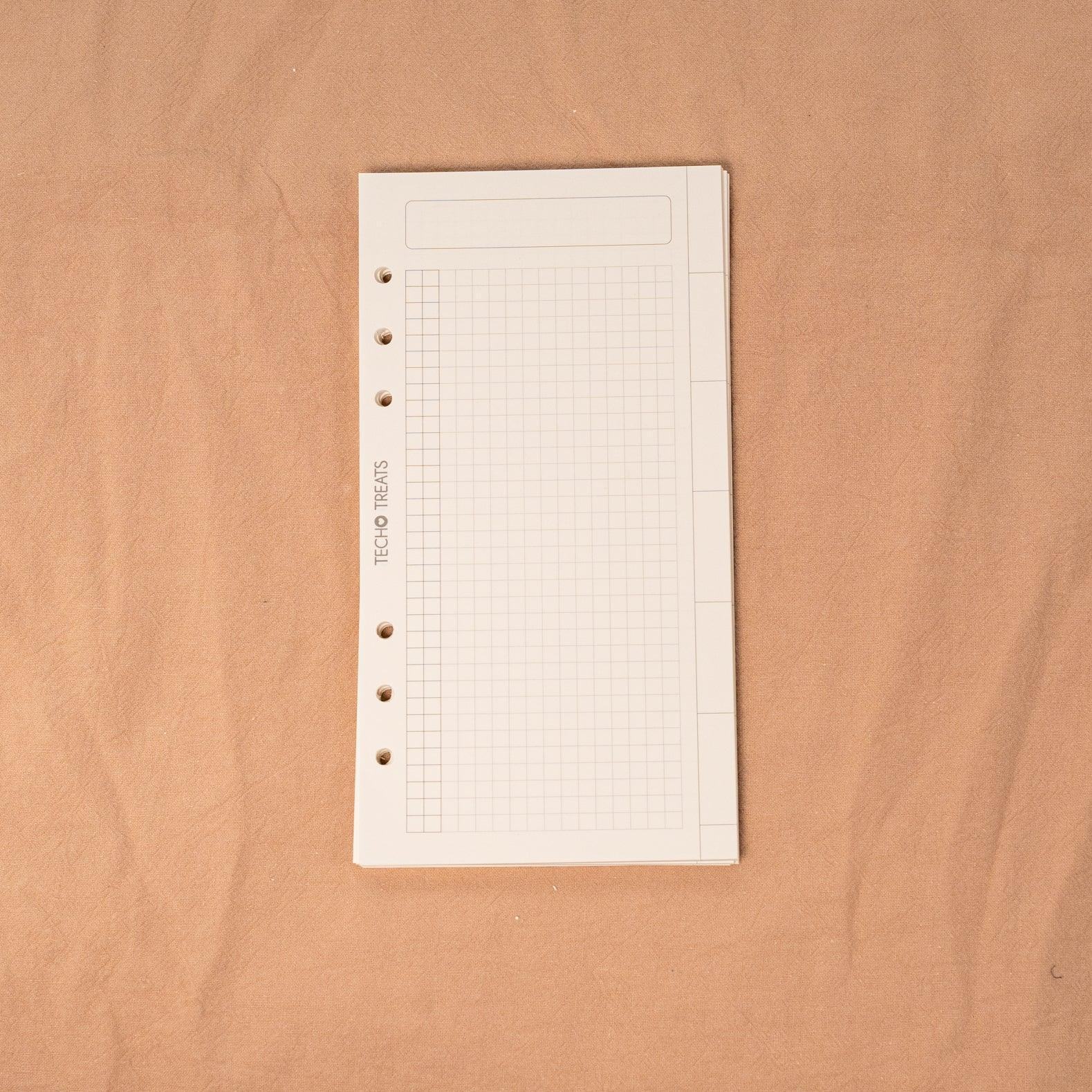 IDEAS Cream Inserts - A5 Slim - Default Title by Techo Treats Stationery