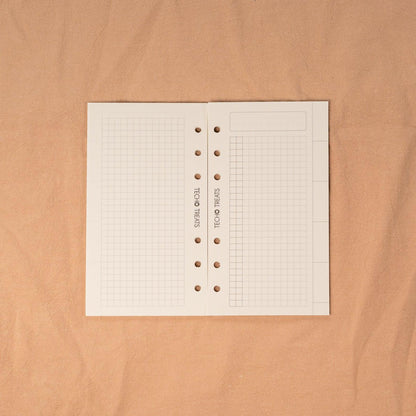 IDEAS Cream Inserts - A6 Personal - Default Title by Techo Treats Stationery