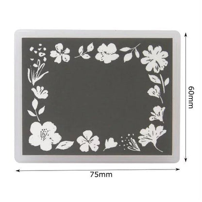 KONOIRO Paintable Penetrating Stamp - Botanical Pattern - Kodomo no Kao - Default Title by Techo Treats Stationery