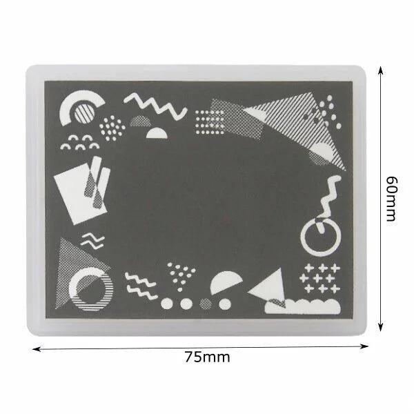 KONOIRO Paintable Penetrating Stamp - Memphis Pattern - Kodomo no Kao - Default Title by Techo Treats Stationery