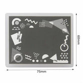 KONOIRO Paintable Penetrating Stamp - Memphis Pattern - Kodomo no Kao - Default Title by Techo Treats Stationery